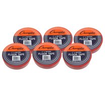 Champion Sports CHS1X36FTRD-6 Floor Marking Tape, Red - 6 Roll