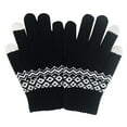 thumbnail image 2 of Gloves for Women Print Warm Medium and Long Knit, 2 of 4