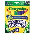 thumbnail image 2 of Crayola C07808 8 Count Ultra-Clean Washable Markers with Broad Line, 2 of 3