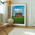 thumbnail image 6 of Red Barn, Gettysburg - Gettysburg Pennsylvania Photography Barn Farmhouse Rural Pastoral Countryside Landscape Scenic Oak Framed Wall Art Print 12 x 16 inches, 6 of 12