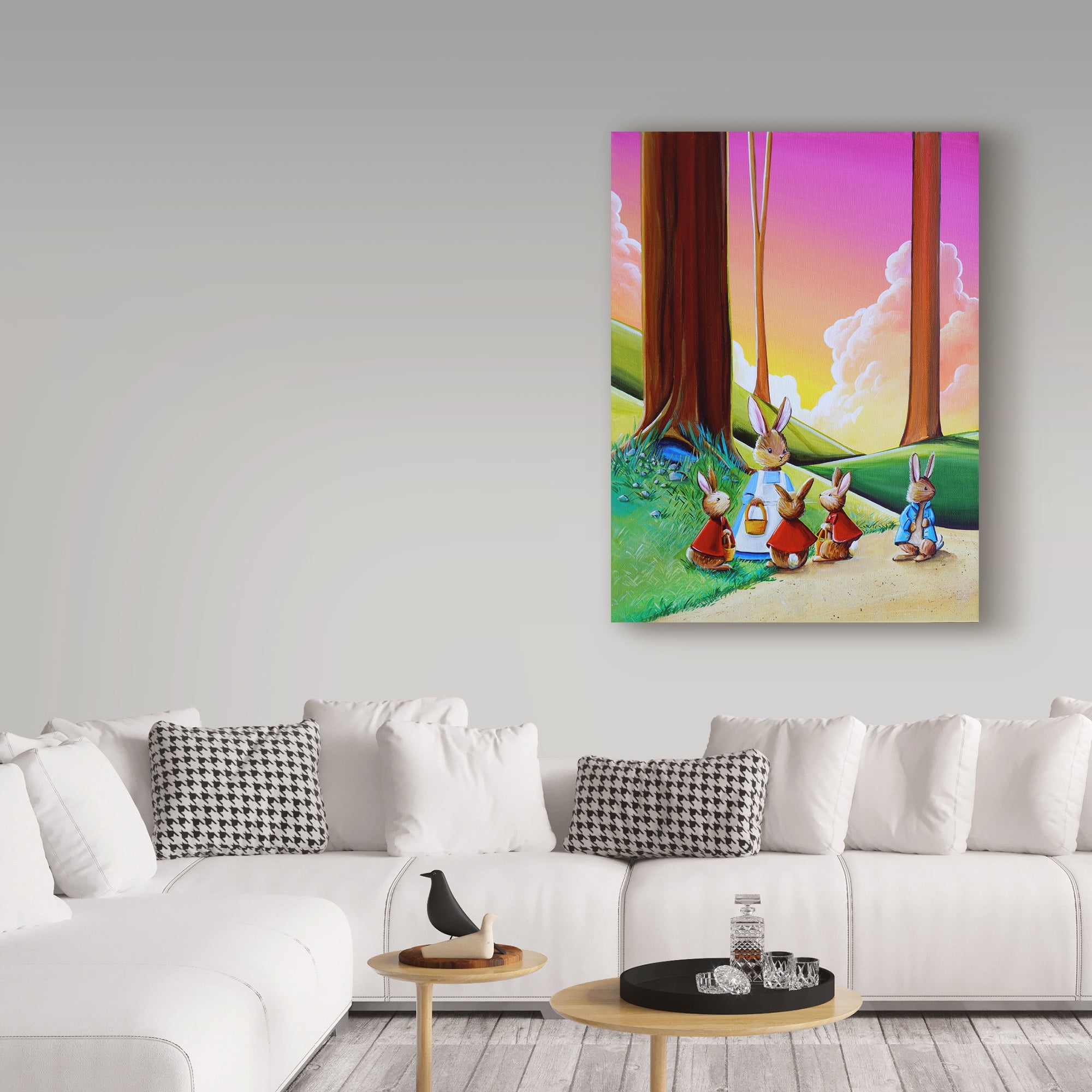 Trademark Fine Art 'Peter Rabbit 2' Canvas Art by Cindy Thornton