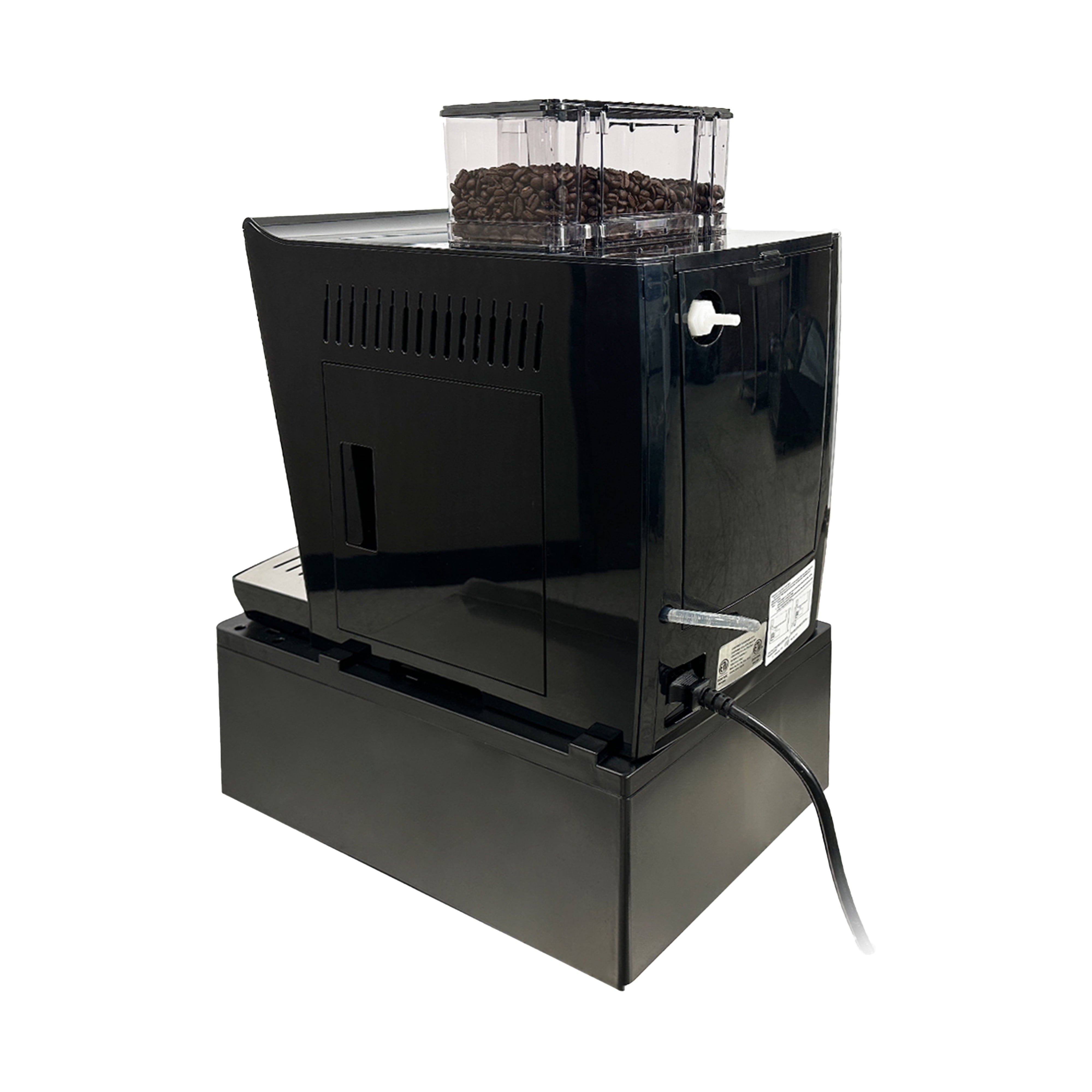 Elite Kitchen Automatic Espresso Coffee Machine - 20-Cup Commercial Maker with 750g Bean Container