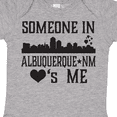 thumbnail image 4 of Inktastic Albuquerque New Mexico Someone Loves Me Skyline Boys or Girls Baby Bodysuit, 4 of 5