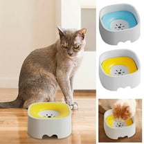 Slow Feed Dog Water Bowl with Floating Disc, 1l Leak Proof Anti Spill Pet Water Dispenser for Mess Free Drinking, Non Slip Base for Indoor and Outdoor Use with Cats and Small to Medium Dogs