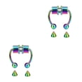 thumbnail image 2 of Guardurnaity Anillo para la nariz nuevo 2021, aleación reutilizable, anillo falso para la nariz, herraduras, aro sin perforación, Type1 NO1, 2 of 6