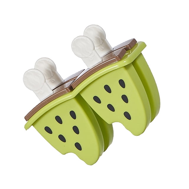 Injueey Forma de sandía Molde de helado Reemplazo de dibujos animados 4 Rejilla Lavable Antiadherente Molde sellado a prueba de polvo Type3 NO3