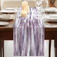 thumbnail image 3 of Table Runners 90 Inches Long Dress Scarves, Purple Vintage Farmhouse Coffee/Dining/Kitchen Table Runner for Living Room, Striped Painting Retro Abstract Art 13x90 Inch, 3 of 9