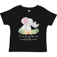 thumbnail image 3 of Inktastic I Am Fearfully and Wonderfully Made Elephants and Flowers Boys or Girls Toddler T-Shirt, 3 of 5