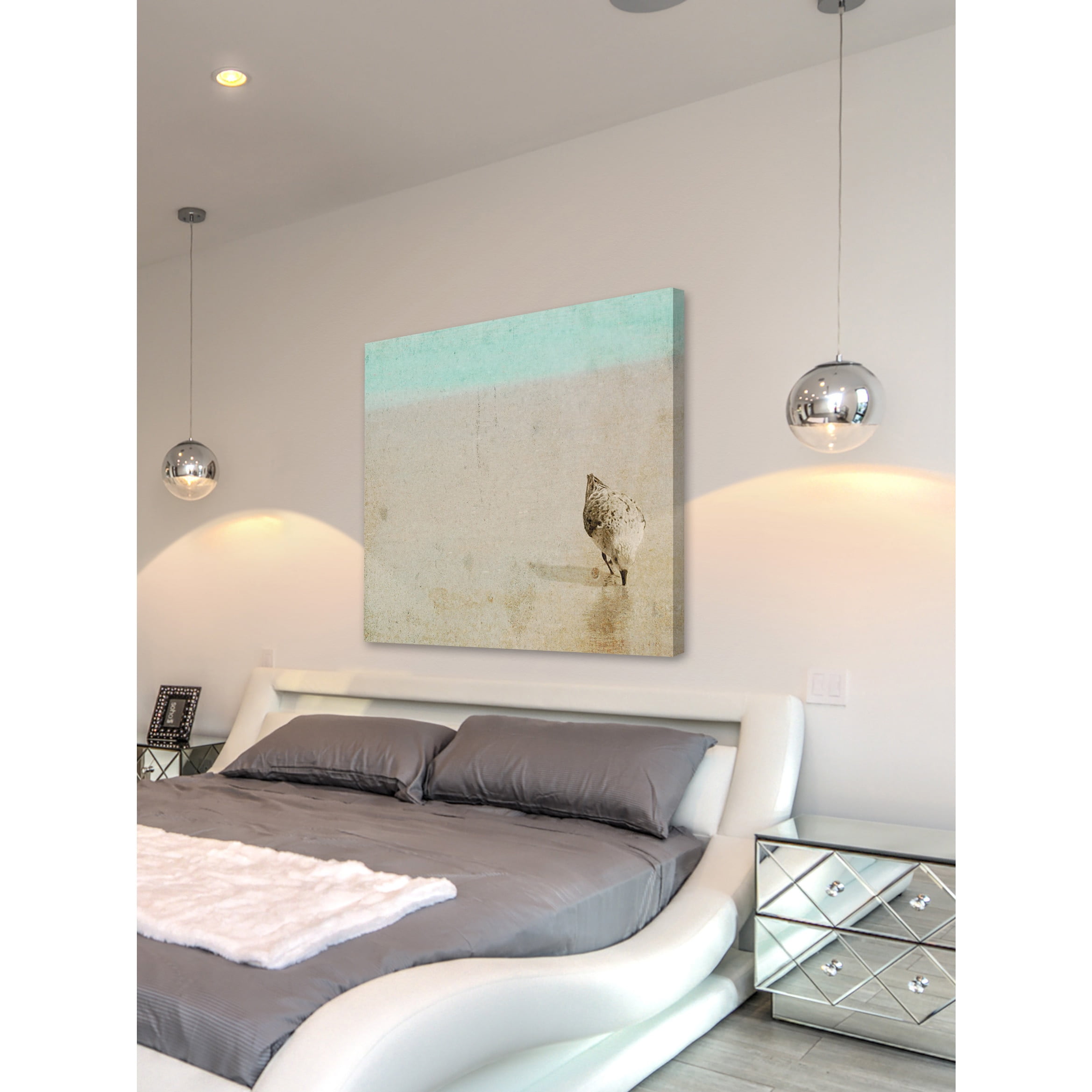 "Sandpiper" Painting Print on Wrapped Canvas