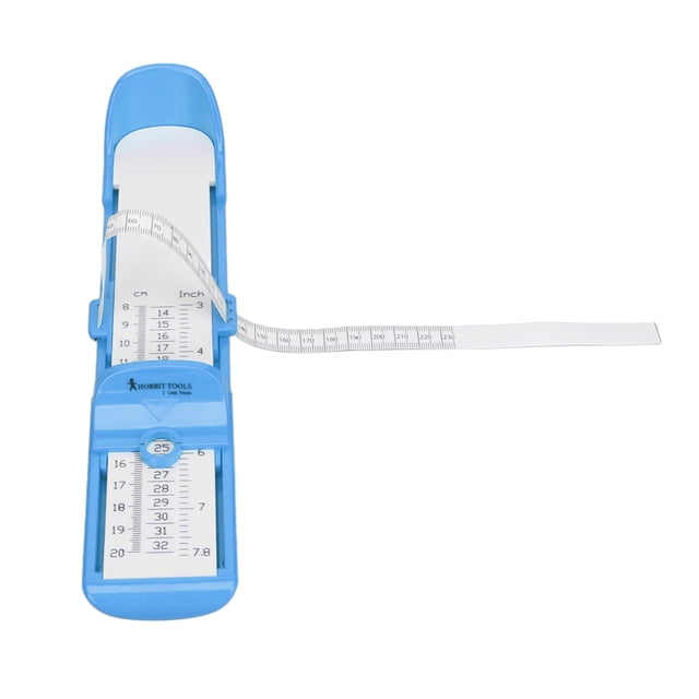 Foot Measuring Device, Shoe Sizer Precise Eco Friendly ABS PP High Strength Portable For Shop For Kids Red,Green,Blue