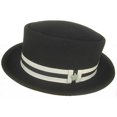thumbnail image 2 of Christys Old Sport Wool Pork Pie Hat (Black, Small / Medium), 2 of 4