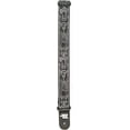 thumbnail image 3 of D'Addario Joe Satriani Nylon Guitar Strap - Black/Gray Skull N Bones, 3 of 3