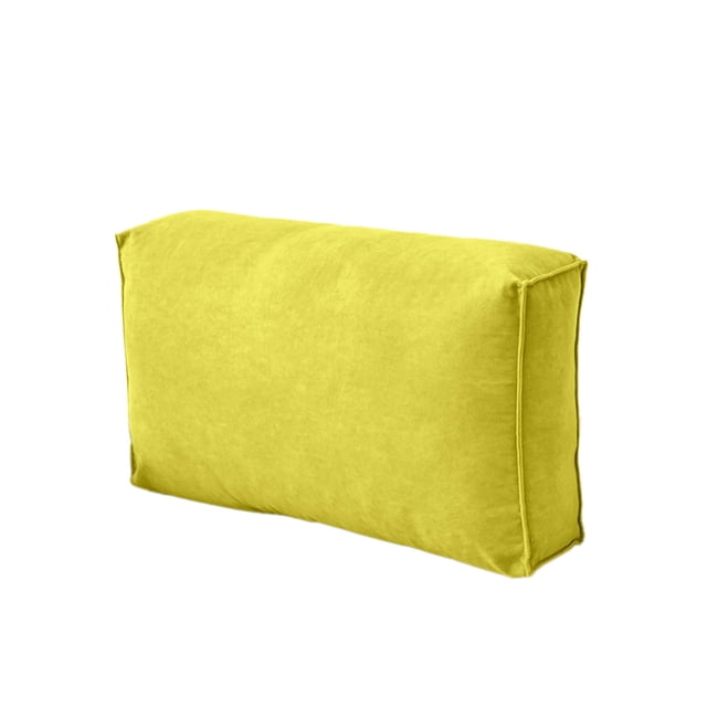 zhangmingg Velvet Reading Lumbar for Sofa and Daybed Back Support with Removable Cover