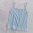thumbnail image 2 of Enridrech Women's Sleeveless Tank Top Casual Loose Cami Tops Summer Lightweight Camisole Solid Color Shirt, 2 of 5