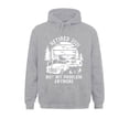 thumbnail image 3 of Jubilado 2021 Ya no es mi problema Sudaderas de acampada Jubilación Sudaderas con capucha de otoño Moda Ropa deportiva de vacaciones Familia Hombre, 3 of 5