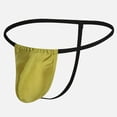 thumbnail image 2 of ZToonmas Men's Thongs Underwear Solid Color Elastic Waist Comfort Underwear for Summer and Daily Wear, 2 of 6