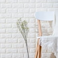 thumbnail image 2 of 5 Pcs Brick 3D Wall Panels Peel and Stick Wallpaper,Self Adhesive Waterproof Foam Faux Brick for Living Room,Bedroom,Laundry,Kitchen,Fireplace,TV Wall Decoration, 13.8*15.2in, 2 of 8