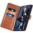 thumbnail image 5 of SUANPOT For Samsung Galaxy S25 Ultra Wallet Case with RFID Blocking Credit Card Holder,Light Brown, 5 of 7