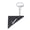Black, variant on Rupoun Woodworking Triangle Ruler Aluminum Alloy Carpenter Measurement Tool for 90 45 30 Degree Scribing Angle Positioning Black Precision Carpentry Square (5.00 inches / 12.7 cm)