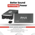 thumbnail image 3 of Boss AR4000D Armor 4000W Monoblock Class D Car Audio Amplifier Amp Remote, 3 of 10