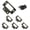Bronze, variant on 6 Pack Non-Mortise Door Hinges with Screws, 2 x 0.9 Inches Bifold Butt Cabinet Hinges for Furniture, Windows, Cupboards, Sleek Black Finish