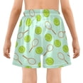 thumbnail image 5 of joogoo Tennis Ball Racket Boys Swim Trunks Beach Swimsuit Shorts Boxer 9-11Y, 5 of 8