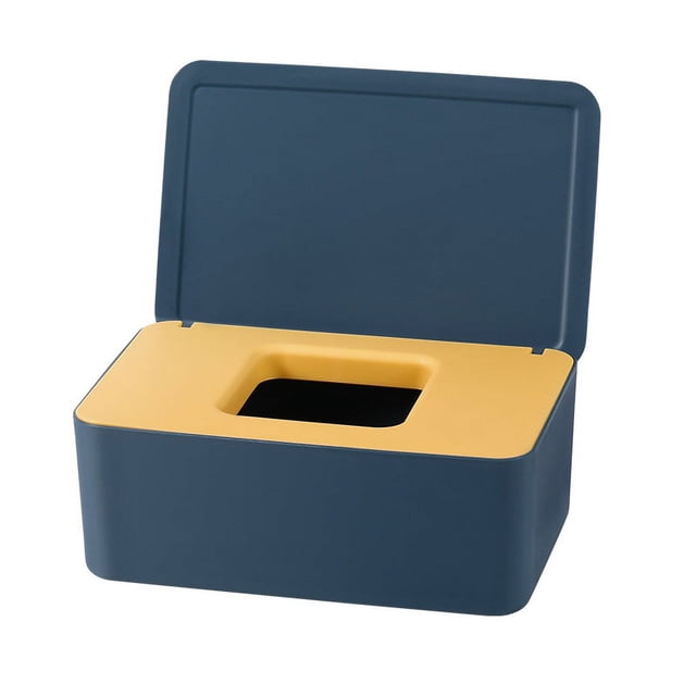Caja de almacenamiento de pañuelos húmedos, caja de toallitas húmedas, caja vacía de toalla para la cara de cartón para salón