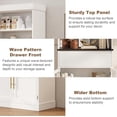 thumbnail image 3 of 70" Tall Kitchen Pantry Cabinet, Bathroom Storage Cabinets with Drawer & Glass Doors, Floor Cabinet for Office, Living Room, Dining Room, Entryway, 3 of 6