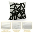 thumbnail image 4 of JEUXUS Black And White Pillow Covers  Geometric Abstract Modern Art Line Throw Pillow Covers Modern Minimalist Style Decorative Square Cushion Case Boho Decoration For Couch Sofa Outdoor, 4 of 5