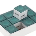 thumbnail image 6 of yotijay 12Pcs Pool Cue Chalks Billiard Chalk Lightweight Supplies Increase Friction Pool Green, 6 of 9