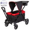 Baby Trend Tour 2-in-1 Stroller Wagon - Mars Red - Red