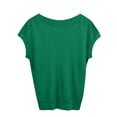 thumbnail image 4 of WULMLEO Women's Ribbed Sleeveless Crew Neck Top Casual Summer Tops for Layering Dark Green M, 4 of 5