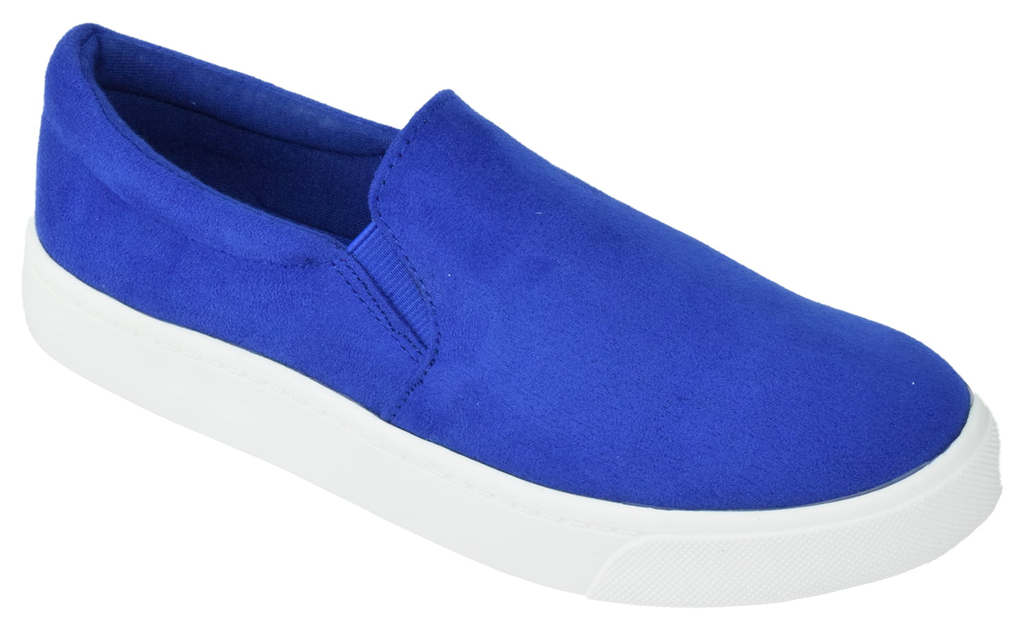 royal blue slip on shoes