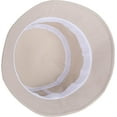 thumbnail image 3 of Unisex Cotton Packable Bucket Hat Sun Hat Plain Colors for Men Women, 3 of 5