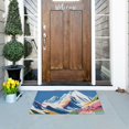 thumbnail image 5 of Yayeee Doormat for Indoor Entrance 32" x 20" Non Slippery Floor Rug, Abstract Snow Mountain, 5 of 8