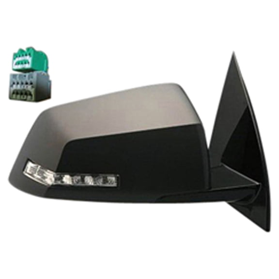 New Aftermarket Passenger Side Right Heated Memory Signal Power Folding Door Mirror 25890910 fits 2009-2013 Chevrolet Traverse