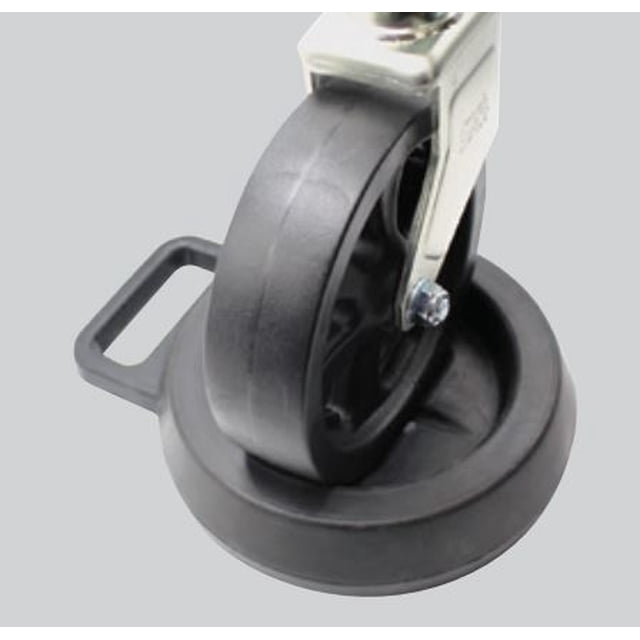 DOLLY CHOCK EPDM RUBBER JACK WHEEL AND FOOT PAD