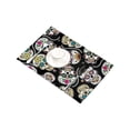 thumbnail image 3 of MKHERT Beautiful Sugar Skulls Placemats Table Mats for Dining Room Kitchen Table Decoration 12x18 inch,Set of 4, 3 of 4