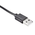 thumbnail image 3 of Adaptador de alimentación DC macho de 1M Uxcell 2.5x0.7mm a cables USB macho negros, 3 of 3