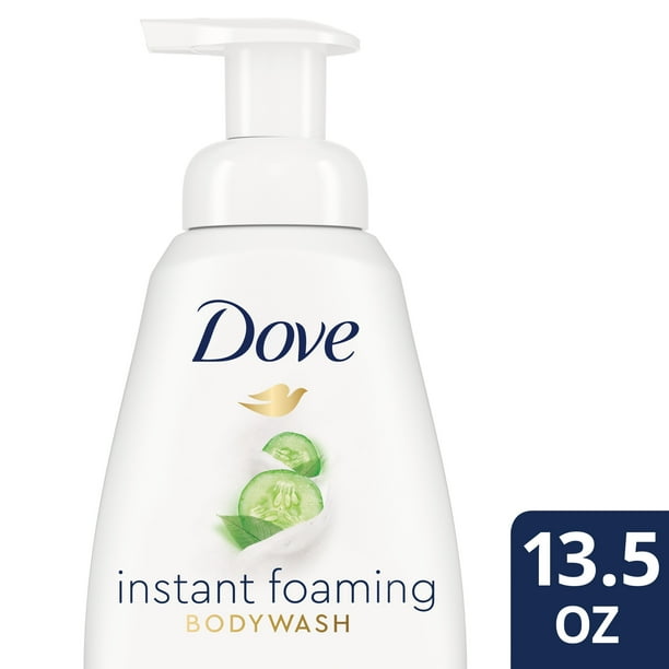 Dove Shower Foam Cucumber & Green Tea Scent 13.5 oz