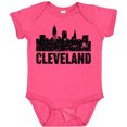 thumbnail image 3 of Inktastic Cleveland Skyline Grunge Boys or Girls Baby Bodysuit, 3 of 5