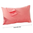 thumbnail image 3 of Best Clearance! Pedty Thread Count Black Cotton Pillowcases Standard Case Covers Cotton Beige 400 Thread Count Multi Color Selection of Pillow Cases, Polyester Doll, Pillow Case, 1 Pillowcase, 3 of 9
