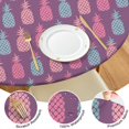 thumbnail image 4 of Round Picnic Table Cloth 100% Waterproof & Oil Proof, Elastic Fitted Table Cover for 36"-44" Round Tables, for Dining, Camping, Outdoor, 4 of 7