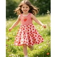 thumbnail image 2 of Aideaone Toddler Girls Dresses Sleeveless Tiered Sundress Kids Cute Print Twirly Swing Summer Dress Casual Sun Dress for Little Girls 4-7T, 2 of 6