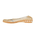 thumbnail image 3 of Xijirk Sandals Women,Ballet Sandals Jelly Mesh Hollow Clear Low Heel Design Casual Footwear Womens Sandals for Summer Comfort,Womens Sandals,Orange,7, 3 of 9