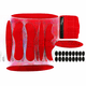 thumbnail image 4 of Forro de espuma prensada en caliente para casco de motocicleta y bicicleta, almohadilla interior de esponja, almohadilla para la barbilla y velcro, 4 of 6