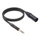 thumbnail image 3 of Cable de audio de 6,35 mm a conector XLR de 6,35 mm (1/4 pulg.) macho a XLR de 3 pines macho, cable de interfaz balanceado para micrófono, 1 metro, 3 of 8