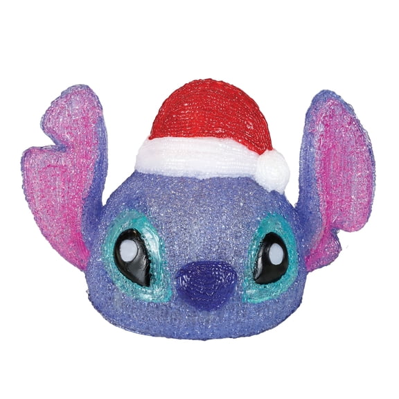 Enesco Disney Stitch Head Acrylic Lit Figurine 7in H