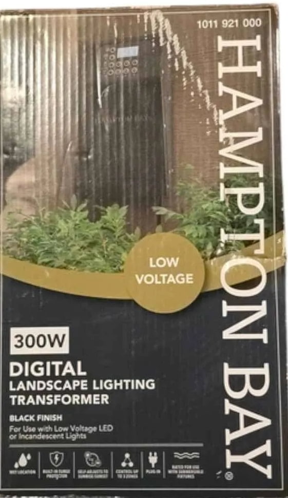 Low-Voltage 300-Watt Metal Landscape Lighting Transformer