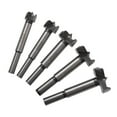 thumbnail image 1 of 5 brocas Forstner de 15, 20, 25, 30 y 35 mm para taladrar y perforar bisagras de acero de 45 mm para carpintería., 1 of 12